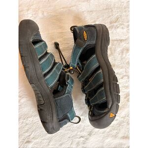 KEEN Kids Newport H2 Sandals Size 13 Teal Black Water Sport Hiking